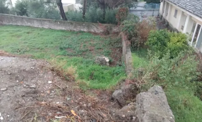 Terrassement et mise en place d’une cloture, Lucciana, O.F Jardin